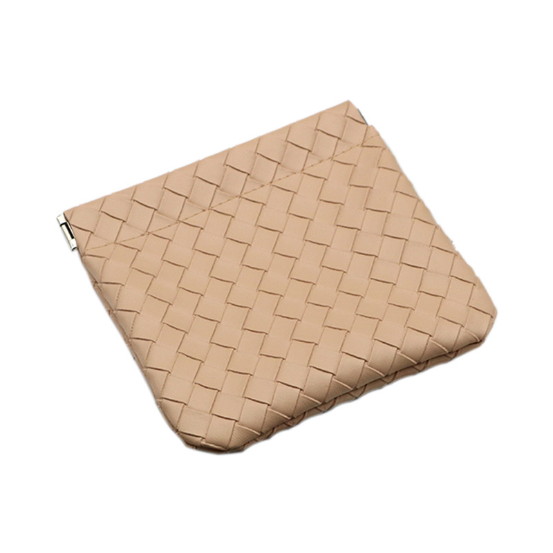 Factory wholesale automatic closing shrapnel bag coin purse Bluetooth headset data cable storage bag cosmetic bag mouth red envelope