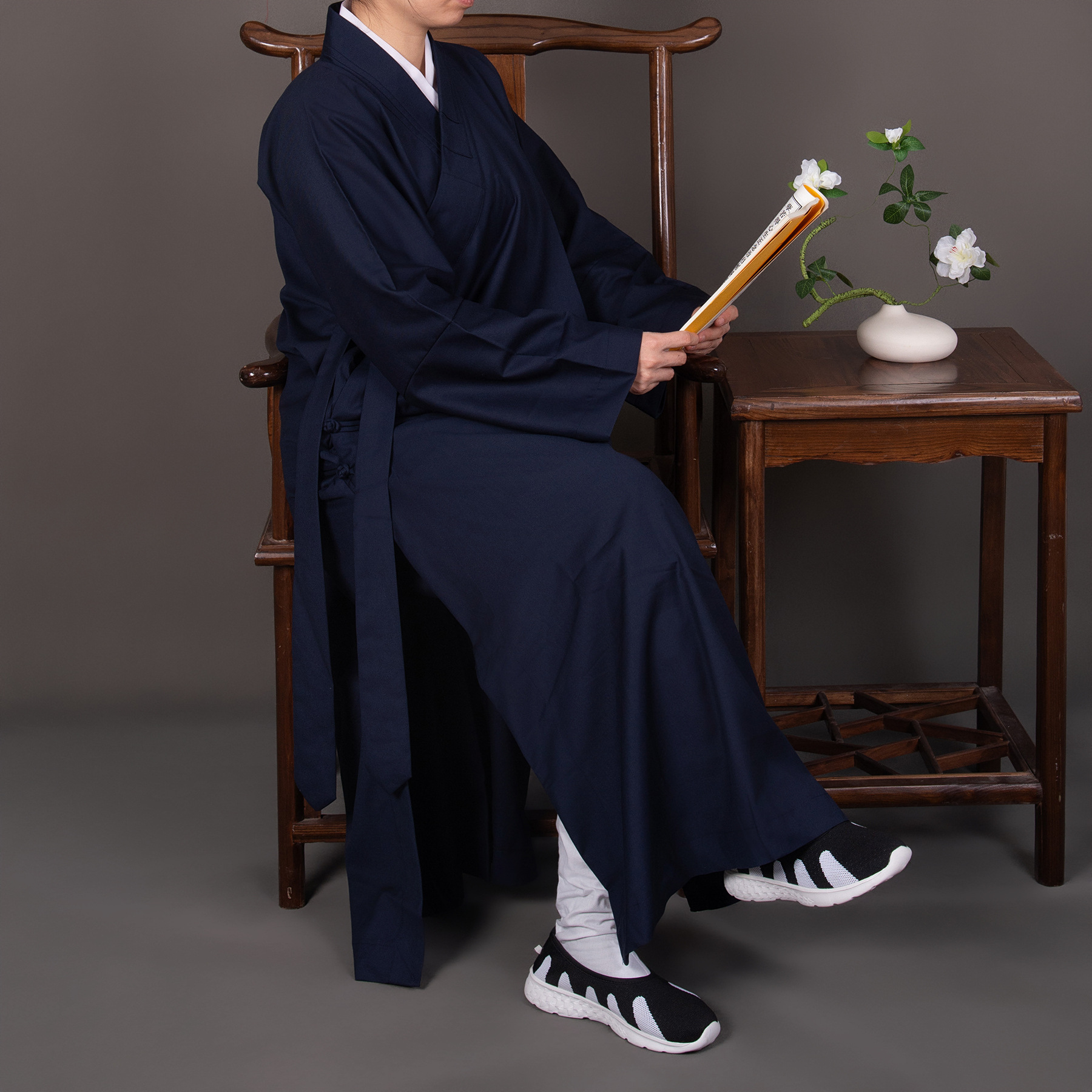 Поставки от производителя даосский халат сержевый халат с косым воротником даосский халат для мужчин и женщин одежда даосского священника