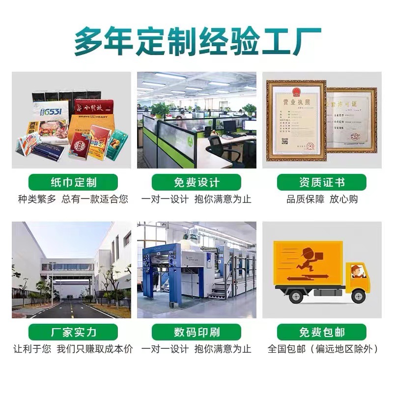 Advertising Tissue Paper with Custom Printed Logo, Mini Handkerchief Paper, Custom Napkin, Custom Gift Promotion Facial Tissue