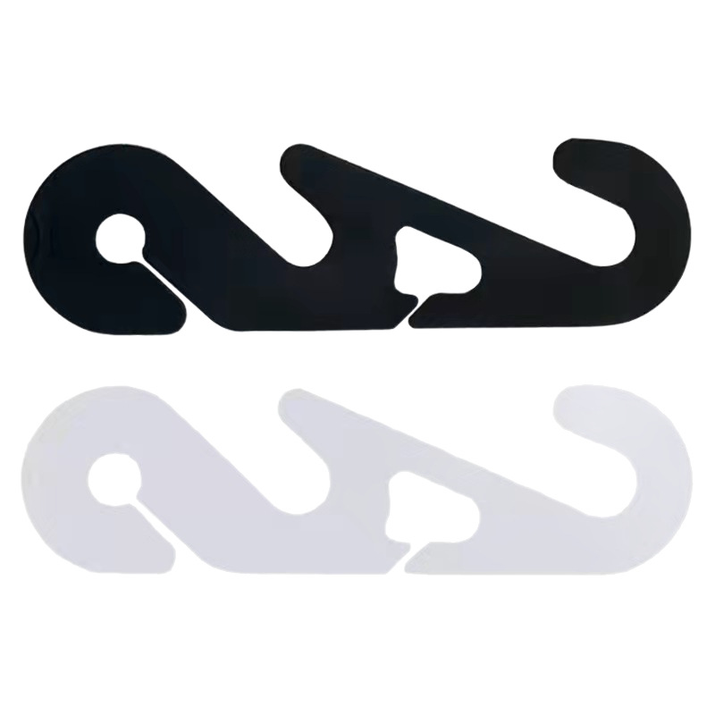 Ready Stock Mask with Anti-Strangle Hook, Ear Protection Hook, Black and White Hook, Buckle Adjustment Buckle, Non-Stretching Mask S Hook