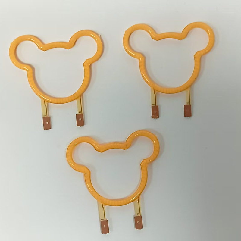 Cross-Border Smiley Face Letter Light Shape Led3V Special-Shaped Filament Decorative Atmosphere Pattern Light Source Retro