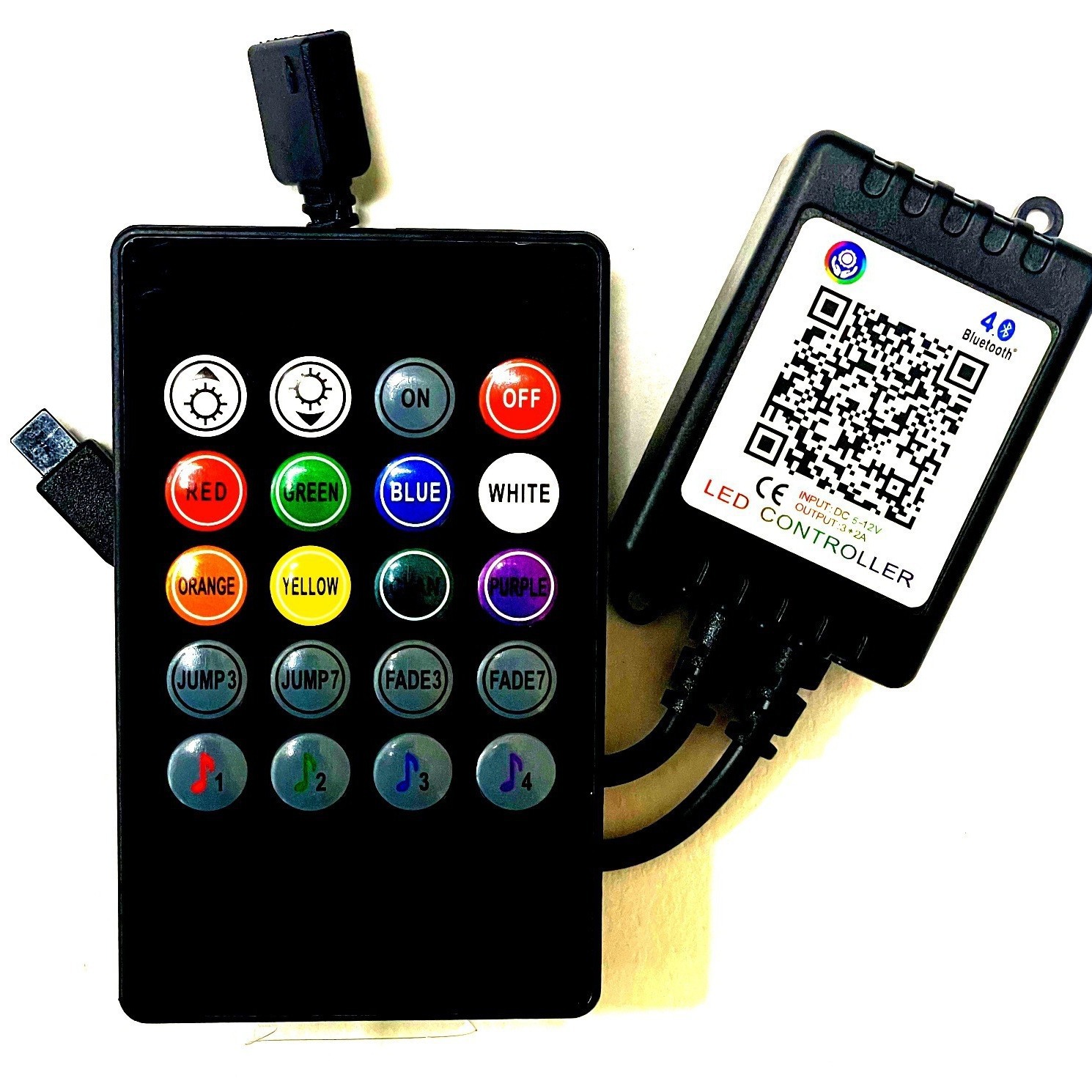 RGB5V Car Atmosphere Colorful Light with Music Voice Control Bluetooth APP Car Atmosphere Light DecoratiVe Light