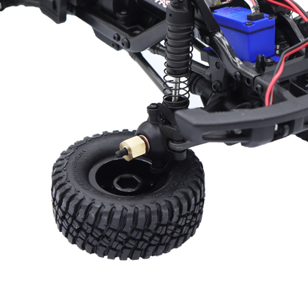 4PCs brass wheel hexagonal hub j coupler 4/5/6mm TRX4M remote control climbing car upgrade