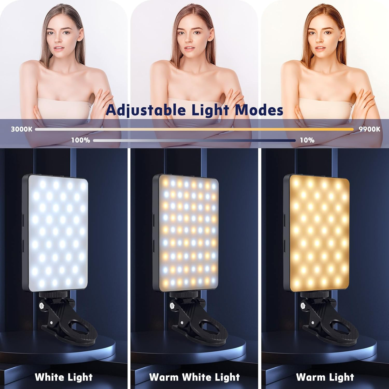 LED fill light beauty net red mobile phone selfie light computer video conference fill light portable mini light