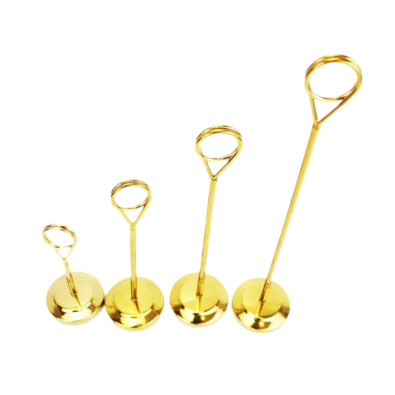 Stainless Steel Meal Card Holder Meal Card Holder Hotel Restaurant Wedding Table Number Plate Table Card Seat Card Holder Meal Card Holder