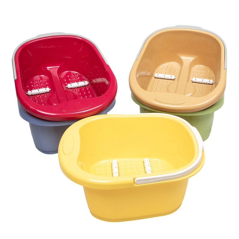 Wholesale Plastic Foot Bath Bucket Household Foot Bath Bucket Round Portable Foot Bath Basin Large Deepening and Thickening Foot Bath Basin