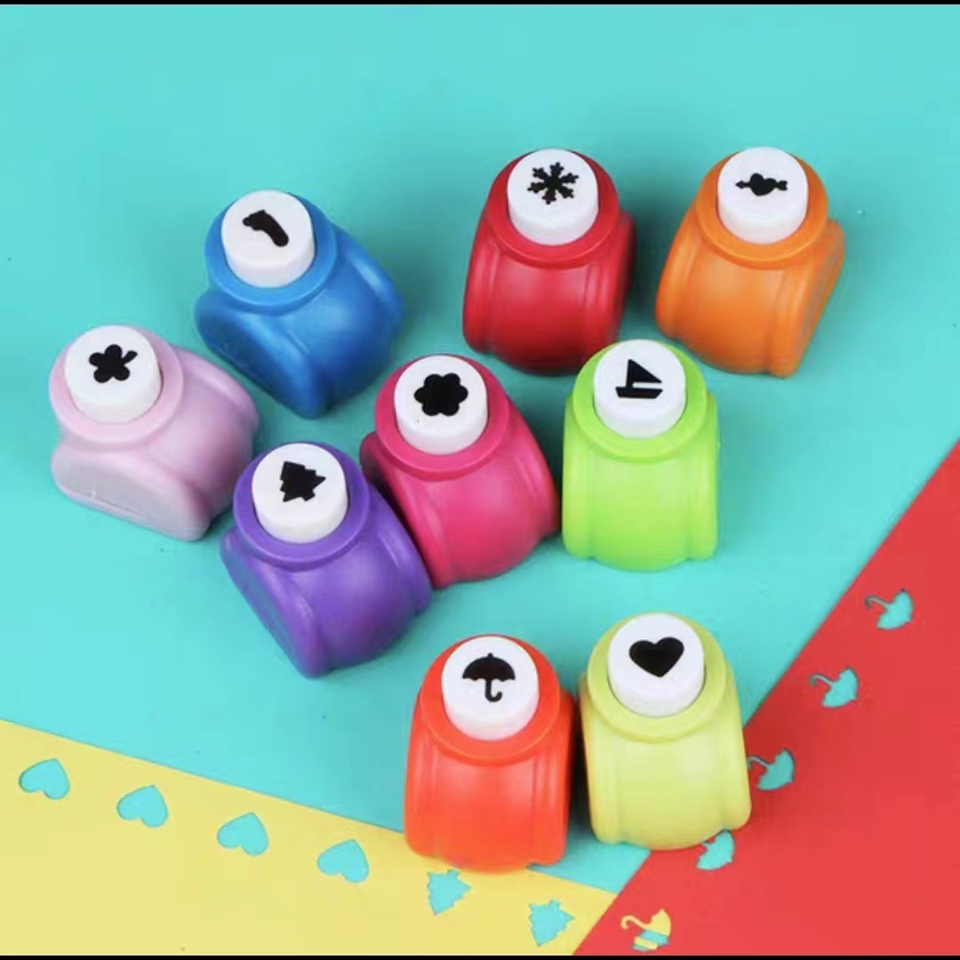 Children's DIY Handmade Materials Small Embossing Device Kindergarten Educational Greeting Card Making Flower Making Device Bulk Goods