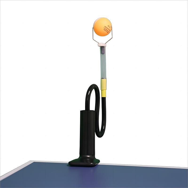 NEWSTATION table tennis ball training device serve training device manual shaping table clip black rod practical version