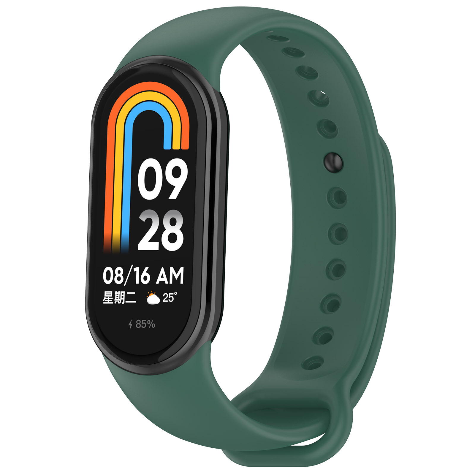 Xinyuan Shuntong Is Suitable for Xiaomi Mi Band 8Nfc Rubber Strap Xiaomi 10 Rubber Tpu Strap Smart Band9 Wrist Strap