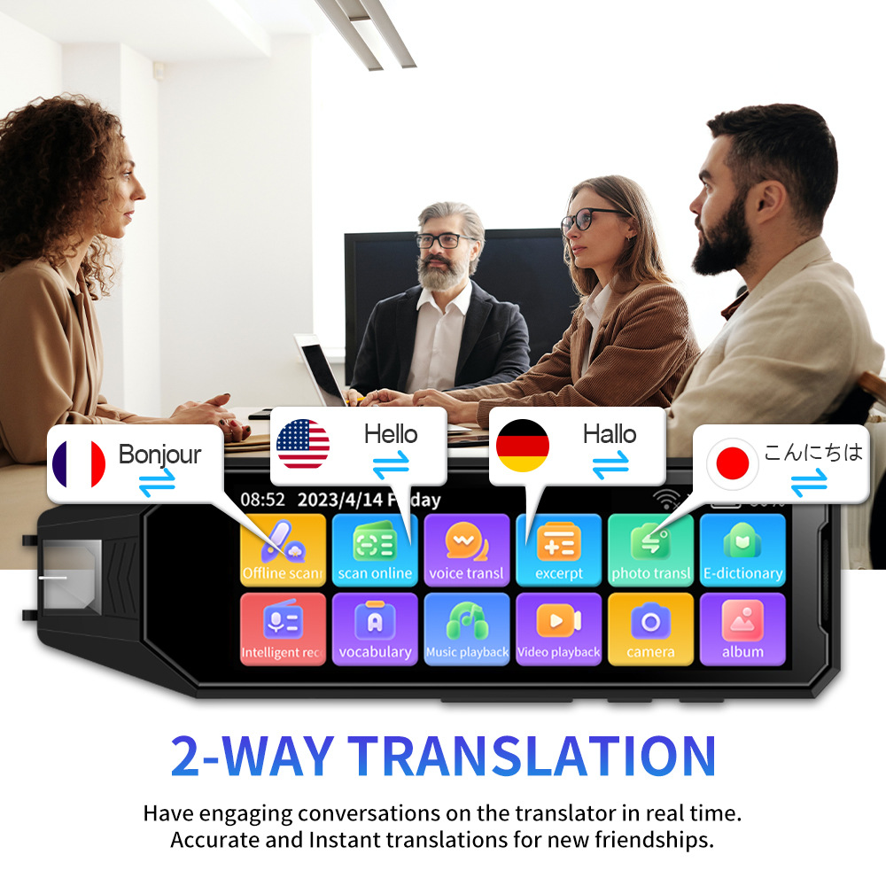 Voice translator device offline scan translation pen translation pen