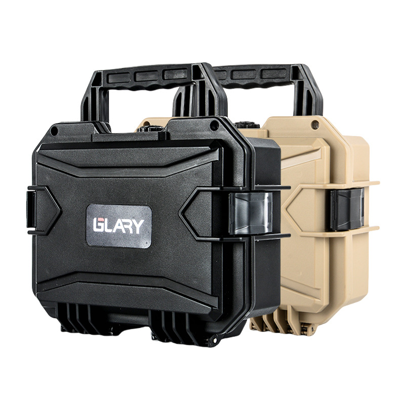 High-end small waterproof plastic instrument empty box portable storage anti-fall protection box instrument protection safety box