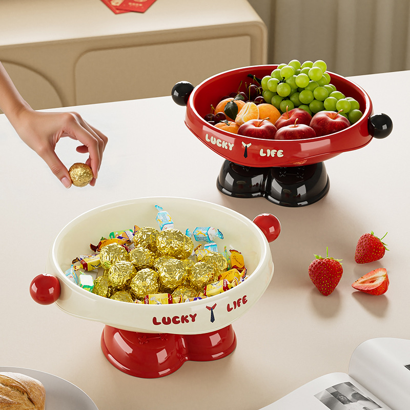 Фруктовая тарелка для гостиной, новый высококачественный изысканный чайный стол, сладости, тарелка для сухофруктов для домашнего использования