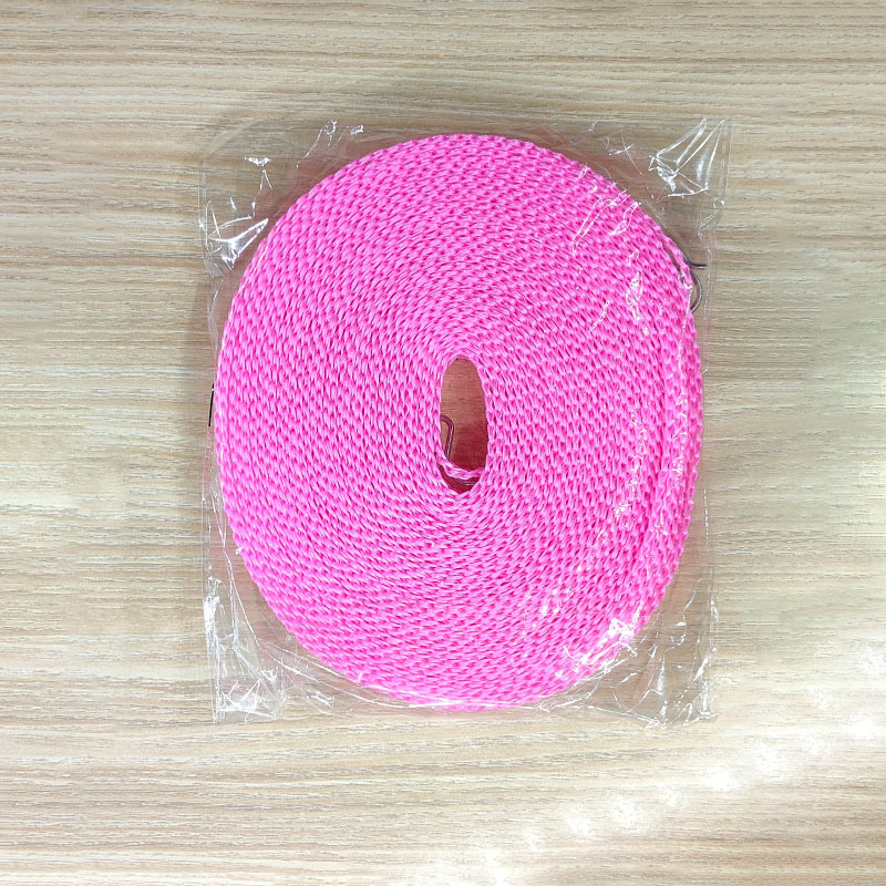 One-piece generation windproof non-slip clothesline indoor outdoor portable clothesline opp transparent bag clothesline free