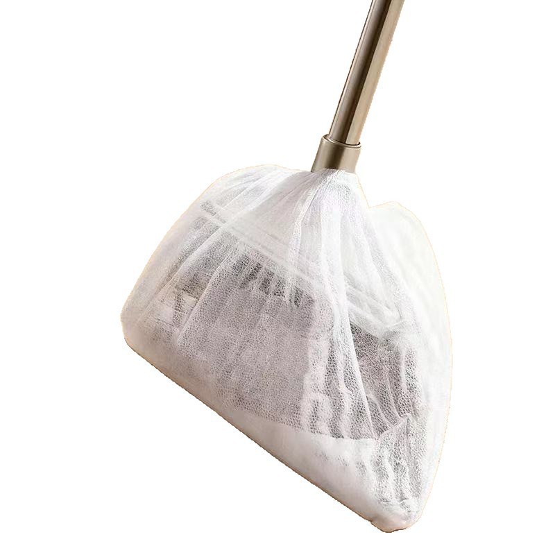Disposable Broom Dust Removal Cover Floor Hair Cleaning Artifact Broom Anti-Tangle Non-Woven Cleaning Cover Sticky Hair Cover
