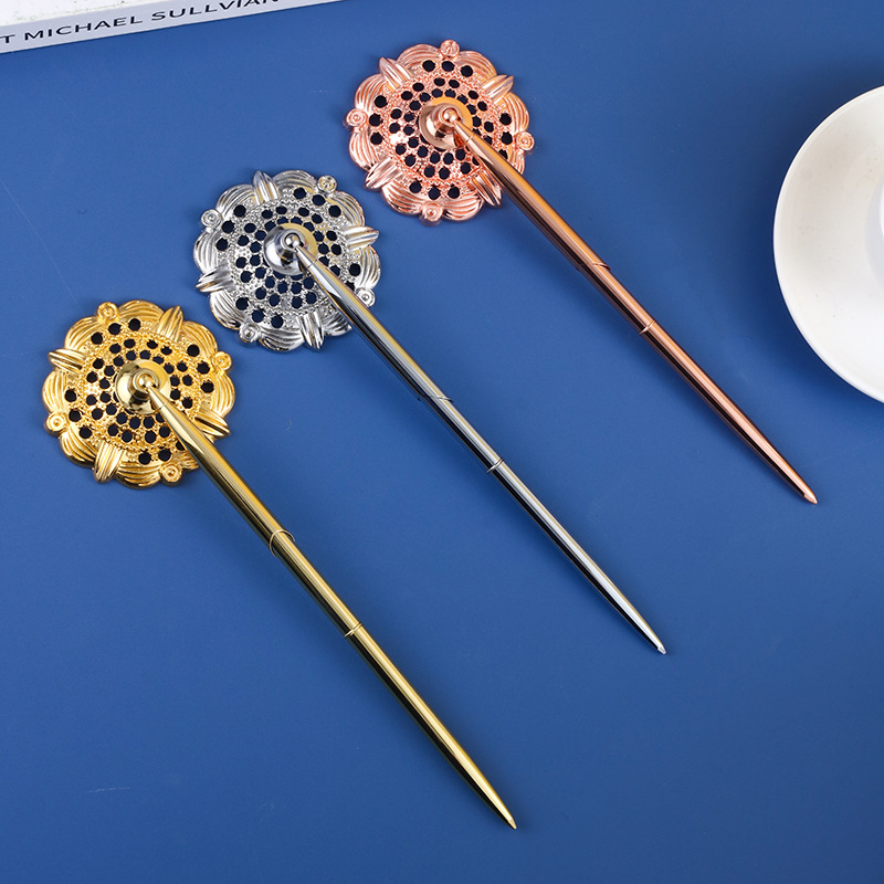 Fashion New Metal Ballpoint Pen plum stand table pen creative table pen ballpoint pen