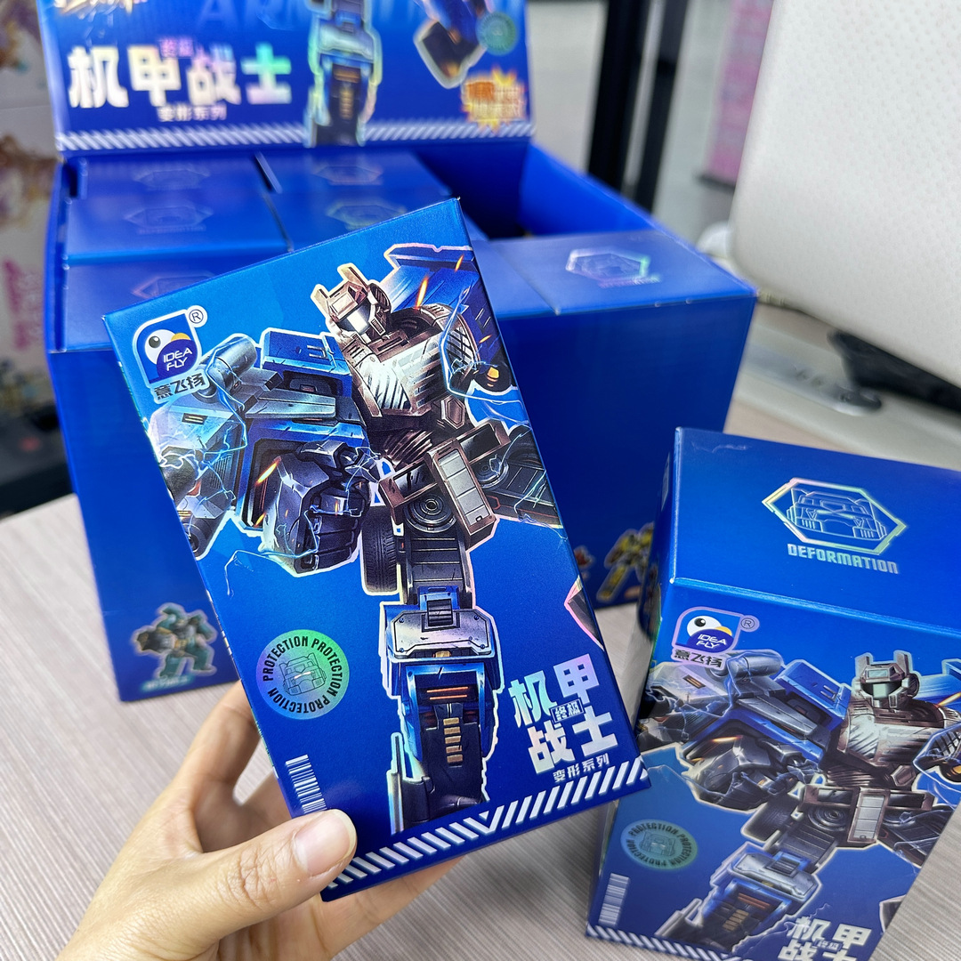 9 упаковок симуляционных деформированных меха воинов Кинг Конг слепая коробка игрушки для мальчиков детские игрушки для парка