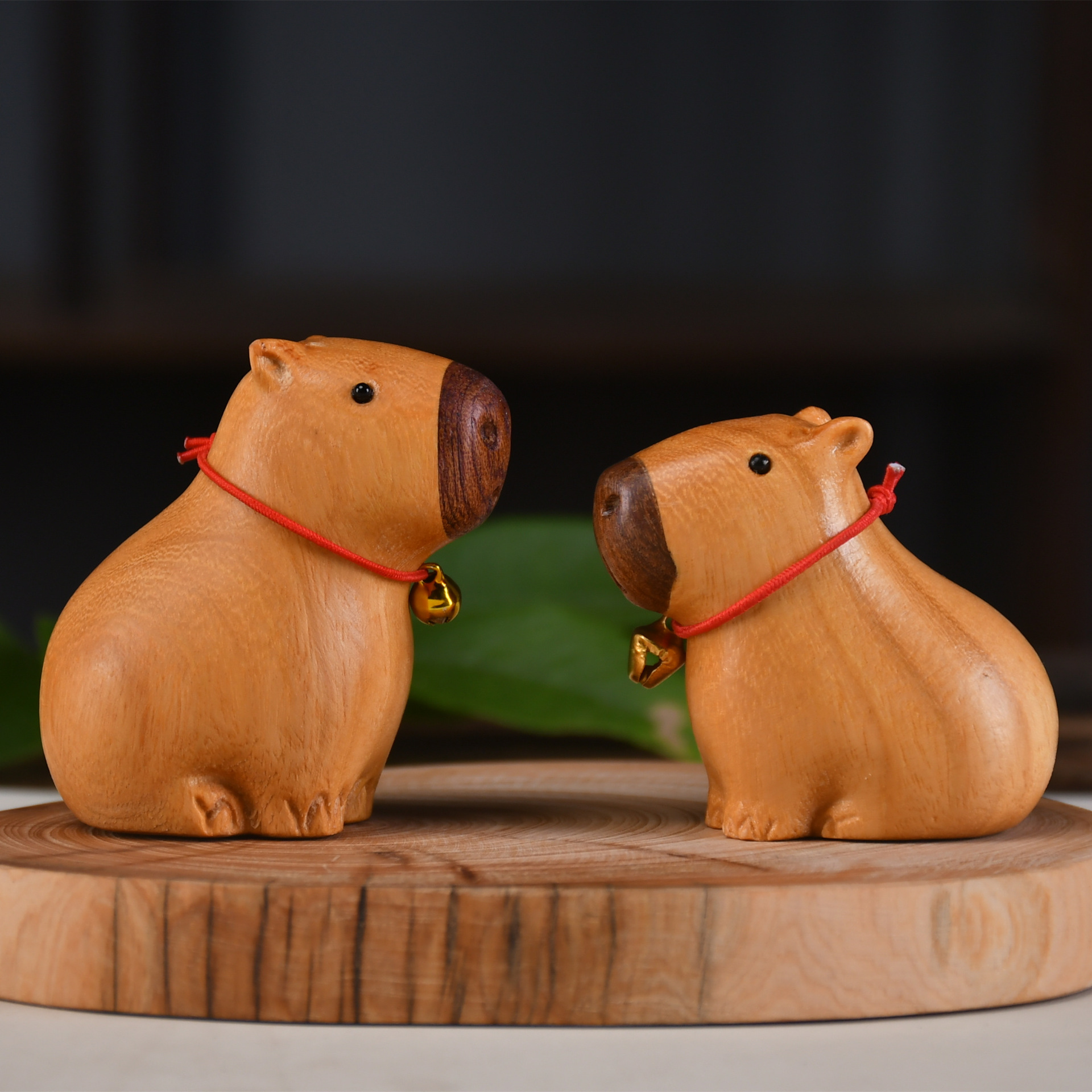 Золотой сандаловый каппи бала милый чайный питомец ручные украшения креативные поделки подарок детям зеркало