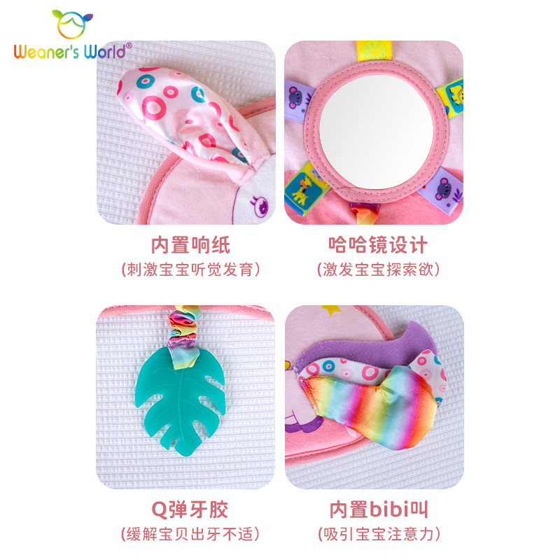 Weaners World New Baby Learning Chair Baby Inflatable Small Sofa Neonatal Learning Sitting Anti-fall Stool