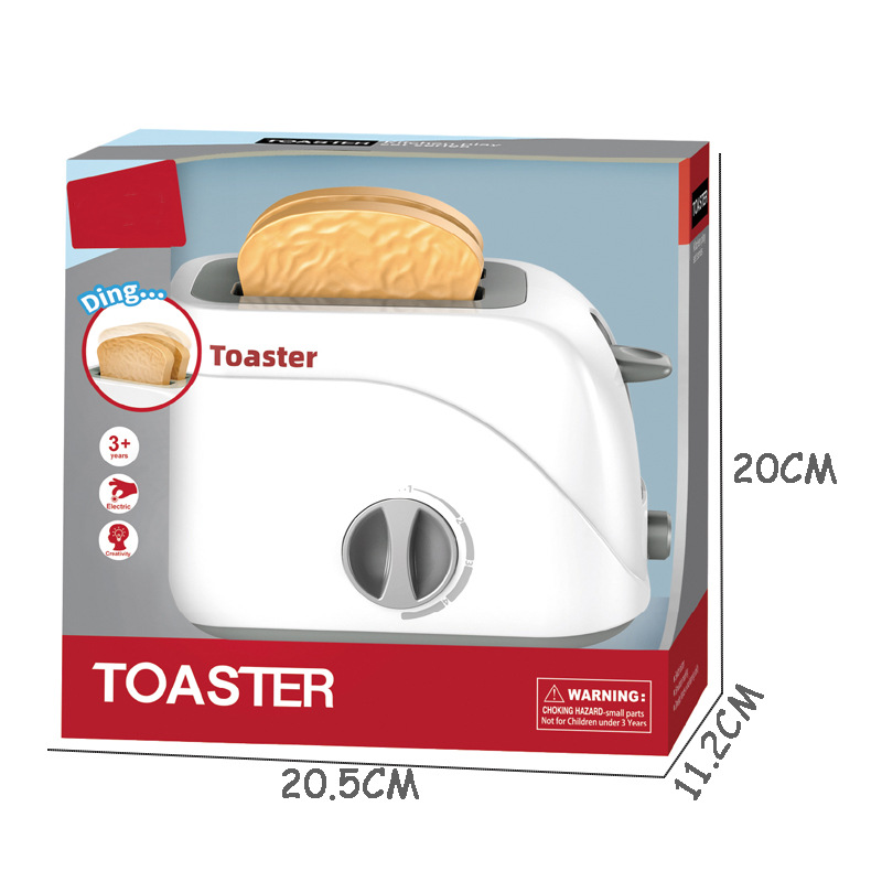 Amazon new children play house toy simulation electric toaster role play small household appliance toy