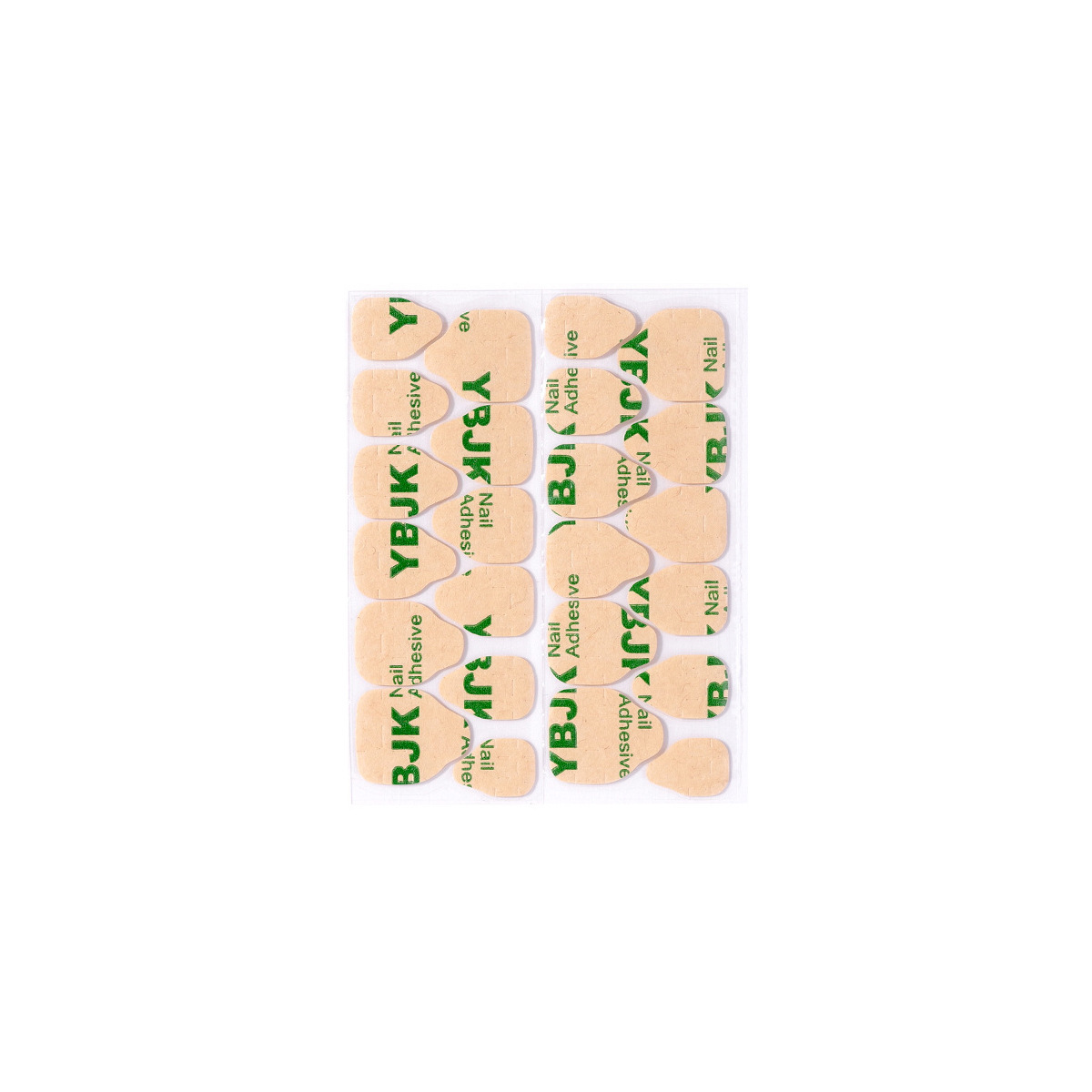 Wearable Nail Kraft Paper Jelly Glue Strong High Viscosity Nail Sheet Double-Sided Tape Super Sticky Waterproof Strong Removable