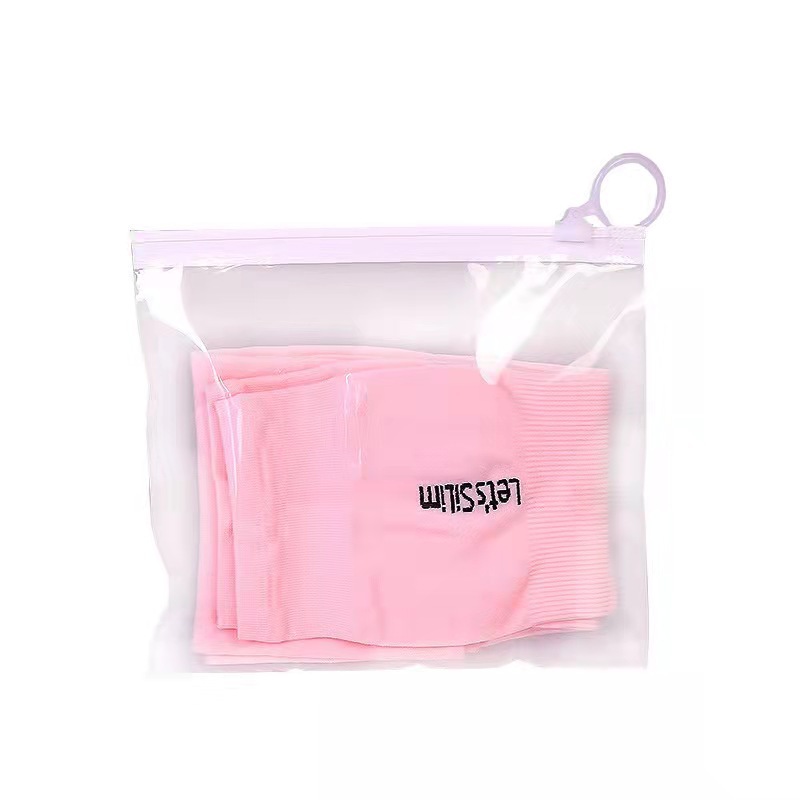 Transparent Ring Zipper Bag Beauty Makeup Self-sealing Frosted Bag Mobile Phone Case Pull Ring Bag Ice Sleeve Underwear Packaging Bag