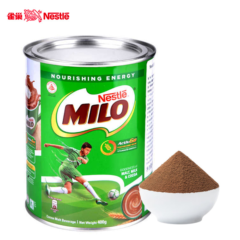 Какао-порошок Meilu MILO для завтрака, горячий шоколад, 400г, импорт из Сингапура