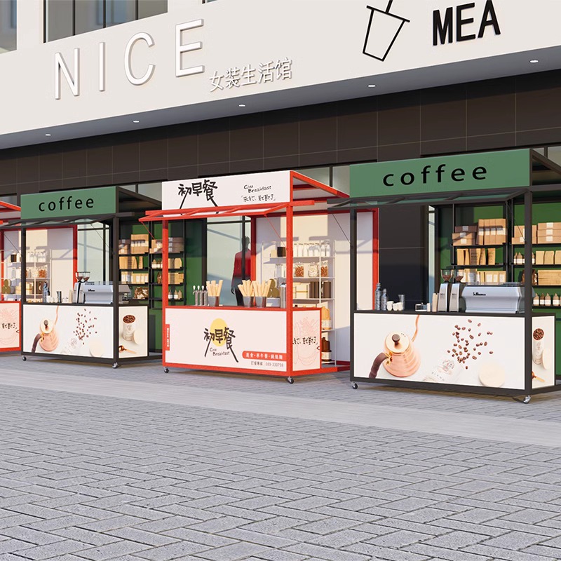 Night Market Stall Racks, Promotional Outdoor Market Stalls, Display Racks, Creative Market Mobile Commercial Street Stall Racks