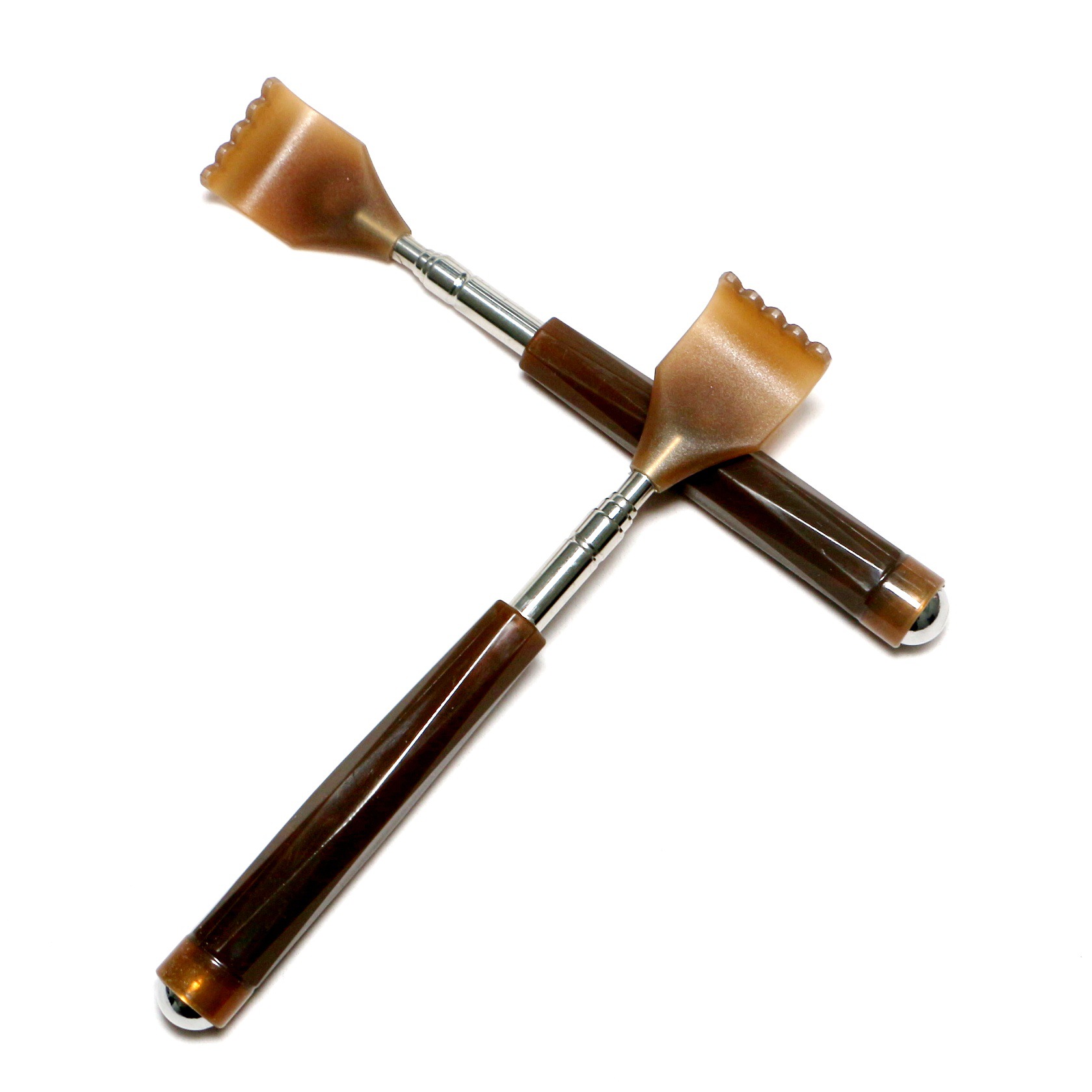 Eight directions to make money itch retractable tickle ball steel ball four-section massage does not ask for help stainless steel old man music