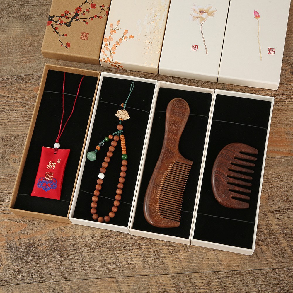 Место китайский стиль автомобильный подвесной кисть кисточка коробка для ювелирных изделий ретро простой дзен упаковка подарочной коробки