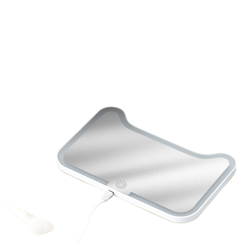 Car-Mounted Led Makeup Mirror with Sun Visor, Lighted High-Definition Touch-Sensitive Portable Beauty Mirror