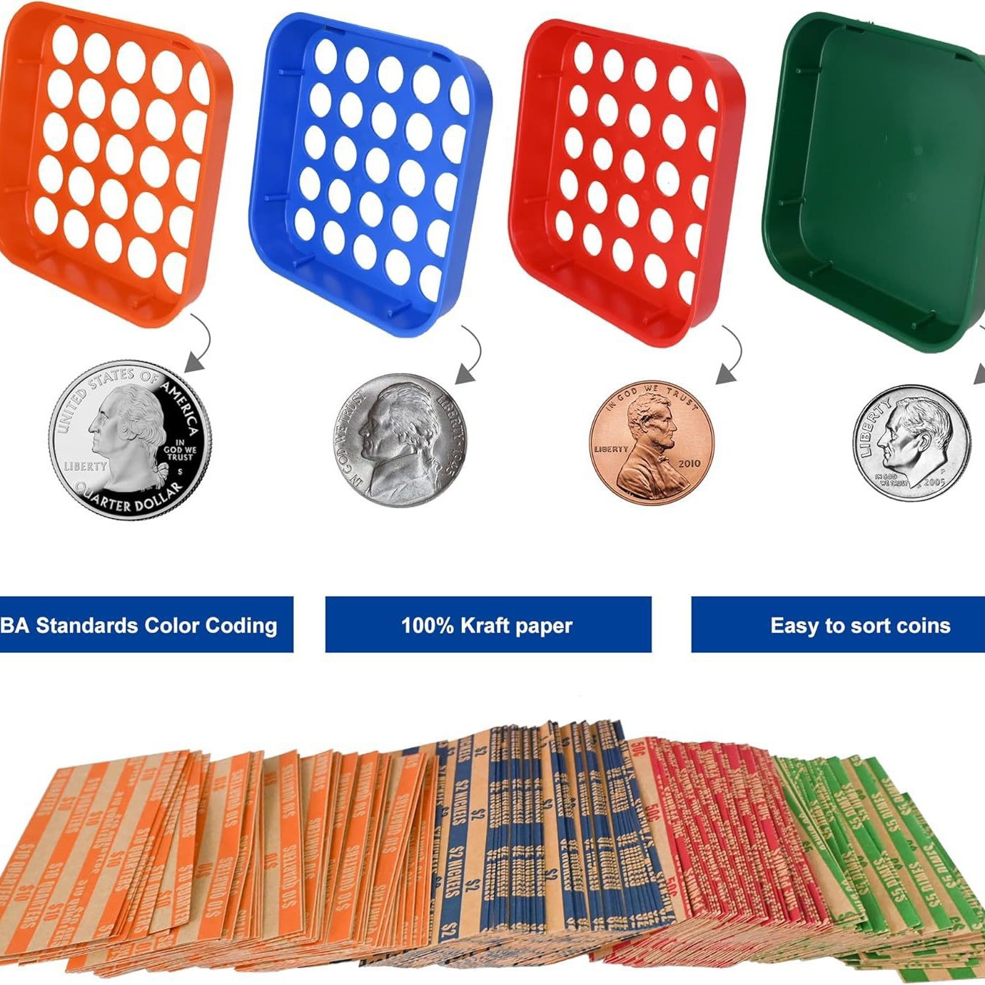 Export Export to the United States Coin Sorting Tray Coin Packaging