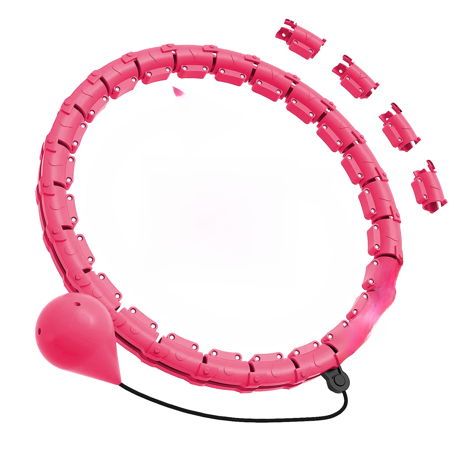 Factory Direct Sales Classic Gravity Ball Hula Hoop for Women, Specially Designed for Slimming Waist, Detachable and Non-Falling Hula Hoop