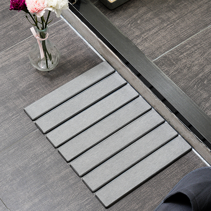 Diatom Mud Leaflet Folding Floor Mat Rectangular Strip Non-cleaning Absorbent Floor Mat Quick-drying Non-slip Kitchen Bathroom Floor