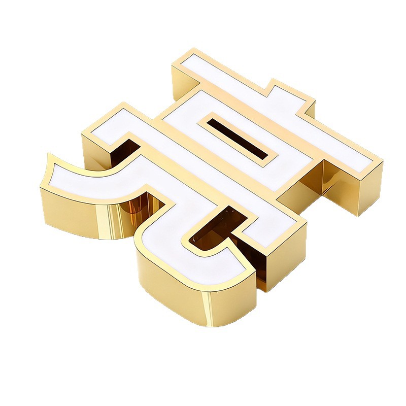 Luminous Character Door Sign Production Advertising Character Led Mini Character Borderless Character Pvc Acrylic Crystal Character Billboard