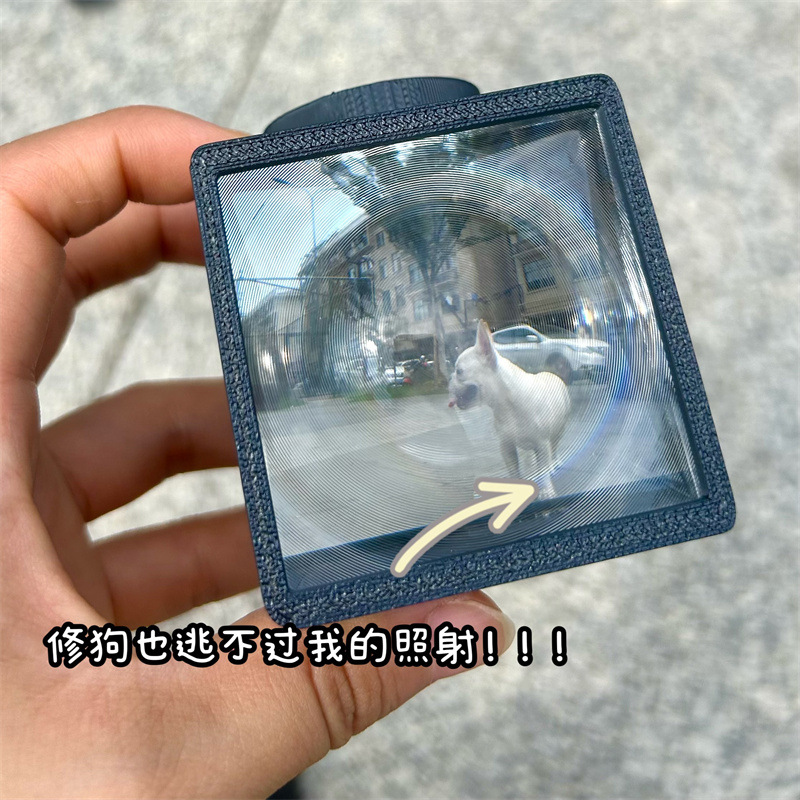 3D Printing Waist Flat Camera Viewfinder Housing, Suitable for 5*5 Fresnel Lens