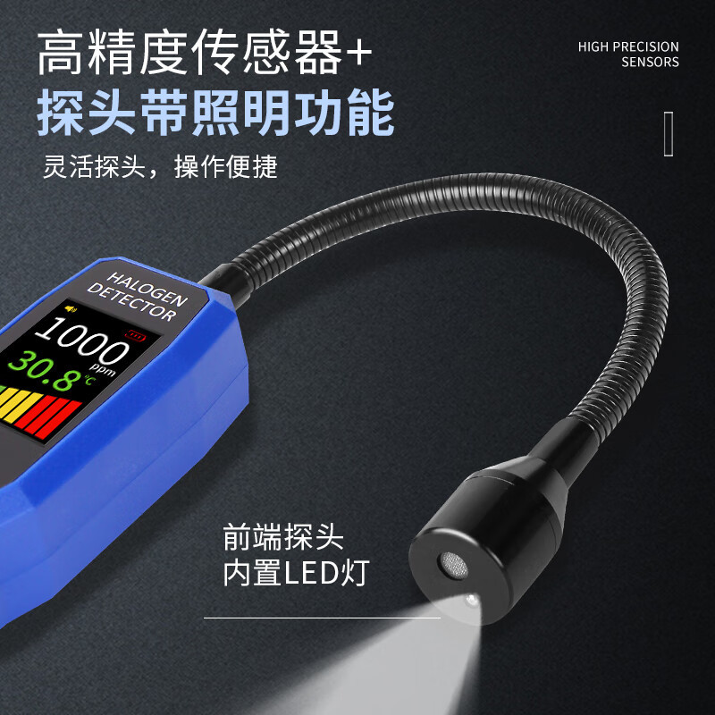 Techman Tm618 Refrigerant Detector Refrigerant Halogen Leak Detector Air Conditioner Leak Detector Gas Leak Detector