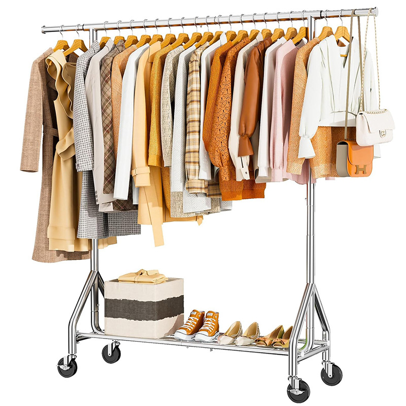 Перекрестная вешалка для одежды, простая, напольная, складная