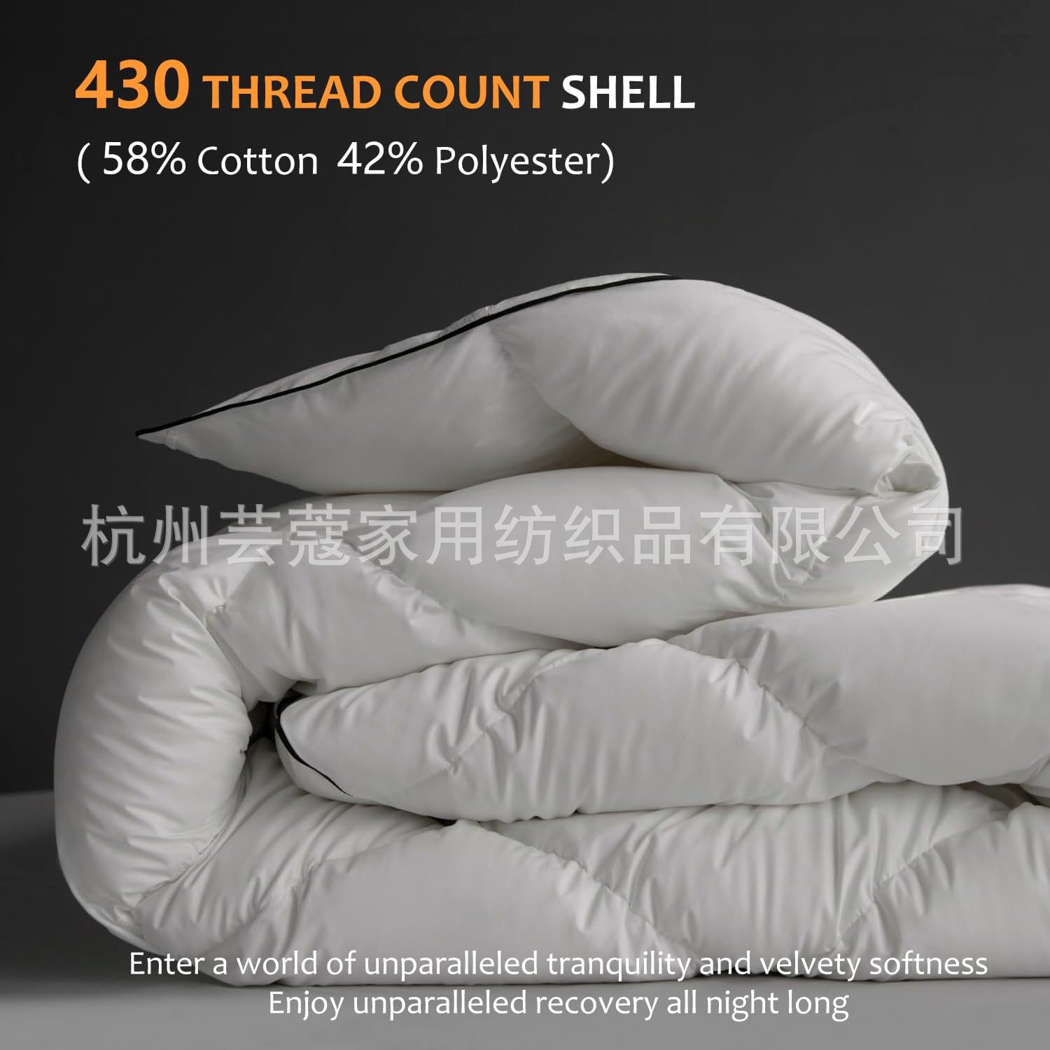 Factory Direct Supply Luxury Goose down Quilt Winter Warm Fluffy down Quilt Amazon Quilted Cotton Quilt Feather Quilt