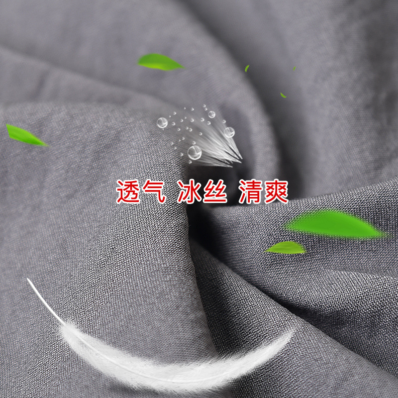 Tang Suit Men's Middle-aged and Elderly Short-sleeved Dad Ice Silk Suit Summer Thin Elderly Clothes Men's Chinese Style Hanfu Grandpa Suit