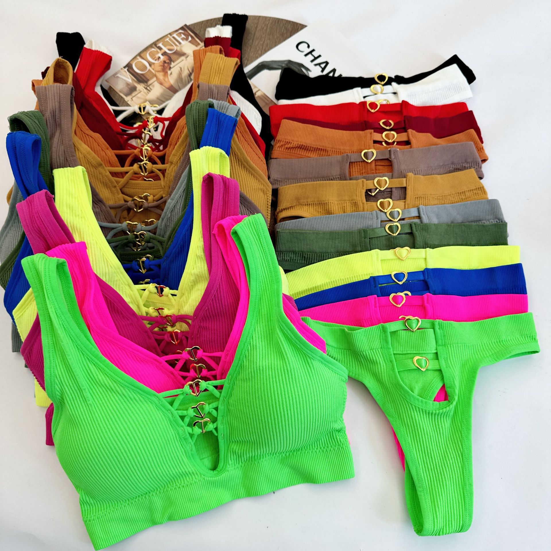 Cross-Border Sports Shockproof Beautiful Back Fitness Yoga Vest with Small Breasts Gathered to Make the Breasts Look Bigger and Sexy U-Shaped Large Exposure