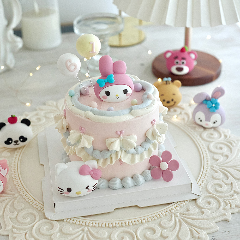 Children's Day Cake Decoration Cream Frosting Decoration Cartoon Popular Ornaments Decoration Baking Boys and Girls 61