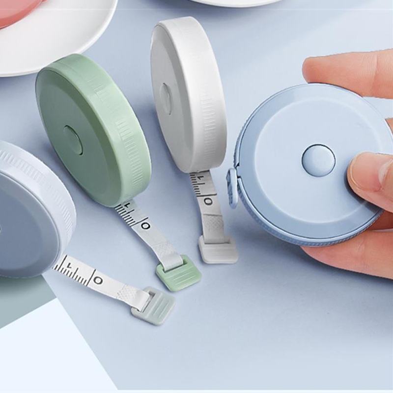 Маленький рулетка, мини рулетка, мягкая линейка, метр, многофункциональная, 2м, милая измерительная, трехсторонняя, для талии и груди