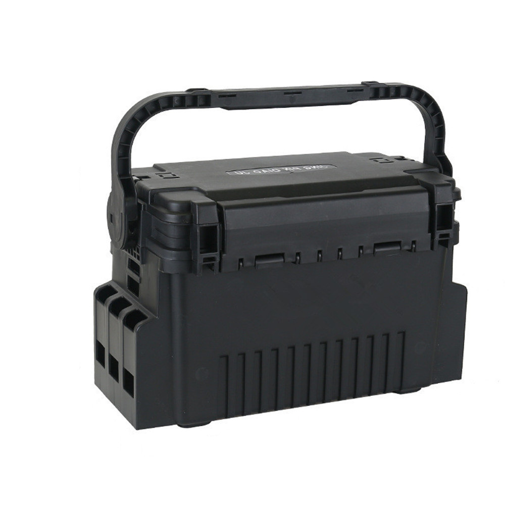 Hot-Selling Lure Box, Multi-Functional Fish Box, Rod Insert, Can Sit on Sea Fishing, Rock Fishing, Large-Capacity Storage Box, Fishing Gear Storage Accessories