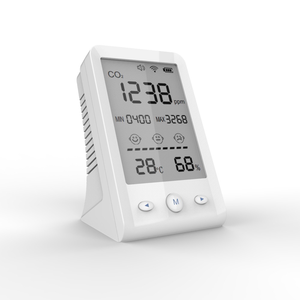 Carbon dioxide detector co2 tester carbon dioxide tester portable desktop carbon dioxide English