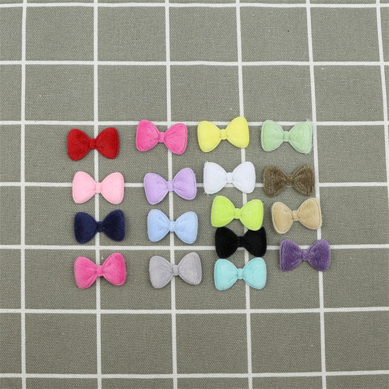 3cm Plush Bow Accessories Doll Decoration Material Hair Accessories Headwear Accessories DIY Clothing Decorations