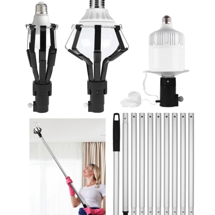 Лучший инструмент для замены ламп на высоте от Amazon, инструмент для снятия ламп, магический инструмент для замены лампочек