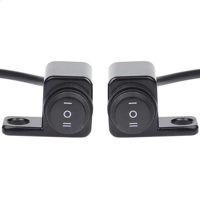 Выключатель света для мотоцикла электрический замок двери выключатель глушения переключатель спотлайта переключатель дальнего и ближнего света аксессуары для установки на зеркало заднего вида