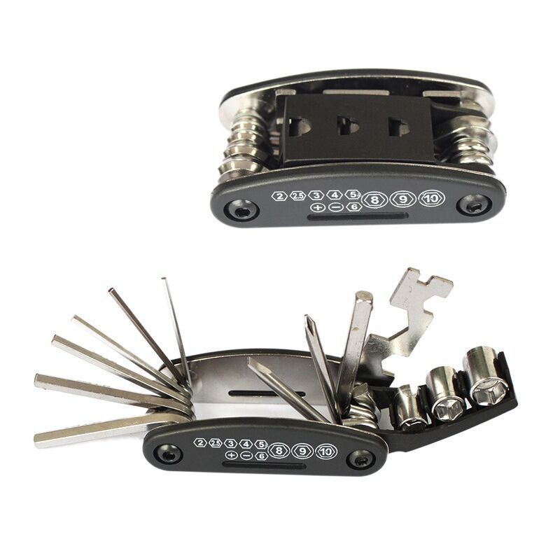 Bicycle Small Tool Kit Wrench Portable Folding Mountain Bike Portable Accessories Cycling Multifunctional Mountain Bike