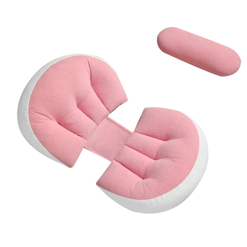 Cross-Border Pregnancy Pillow, Waist Support Side Sleeping Pillow, Belly Support Side Sleeping U-Shaped Pillow, Pregnancy Sleeping Aid, Waist Support Supplies, Postpartum