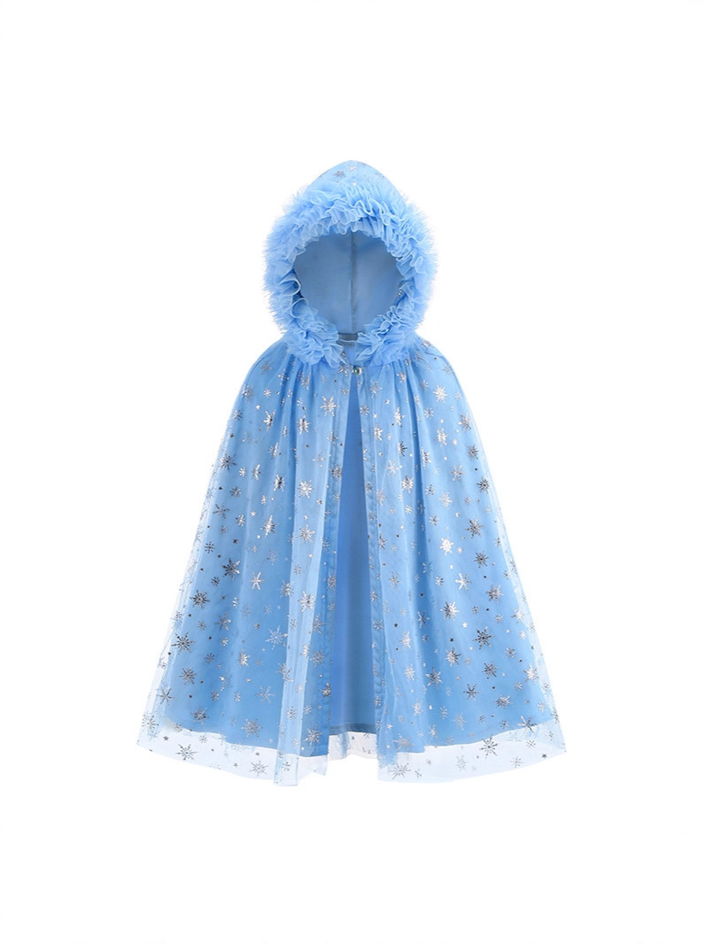 Princess Elsa Cape Frozen Girls Spring and Autumn New Elsa Cape Elsa Children's Winter Cape